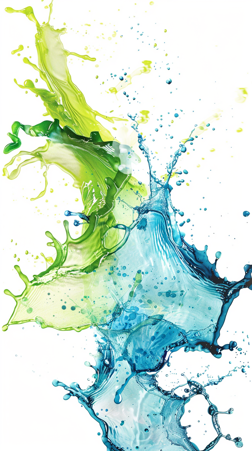 pretoriusn_Hyper_realism_Lime_green_and_light_blue_water_color__2925e9cd-6698-497e-bf75-49942fe7f3bf