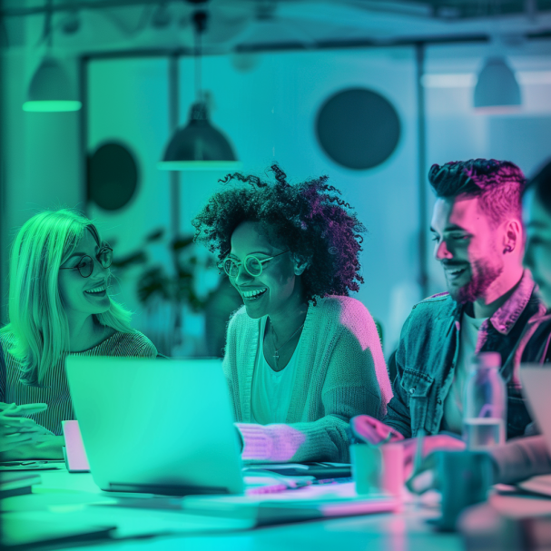 pretoriusn group_a_group_of_people_working_in_a_office_with_some_lapt_7419e39d-81be-4f15-a91a-b7ad37f13d87